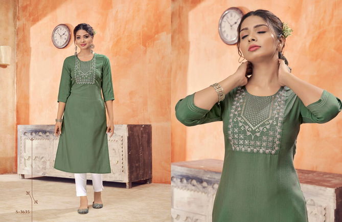 Vidhi Fancy Wear Wholesale Designer Kurti Catalog